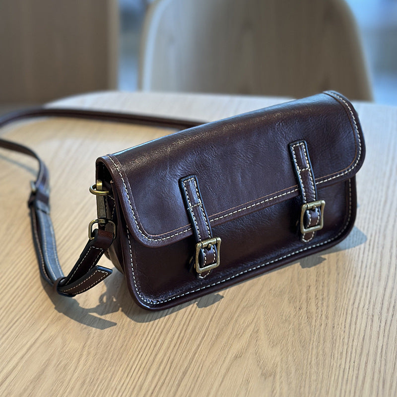 李記 | 原創手工真皮 | 日系經典い植鞣皮で小方包24025號