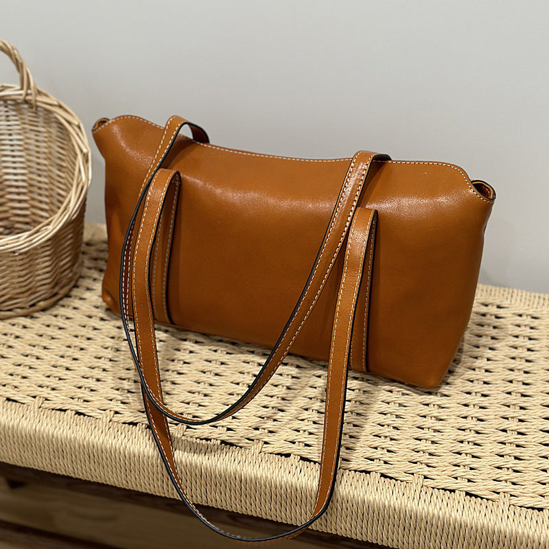 李記 | 原創手工真皮 | 手作業で高級感の通勤側背包24029號