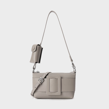 李記 | 原創手工真皮 | 優雅い弧の人気で腋下包2462號