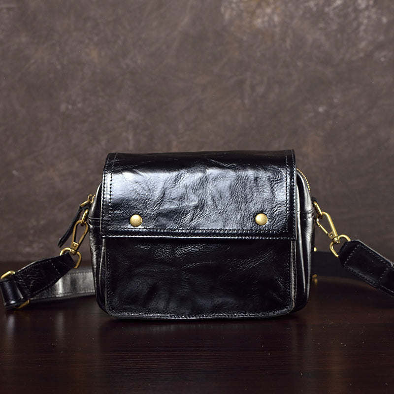 李記 | 原創手工真皮 | 韓版が手作業で街頭斜唄包24D46號