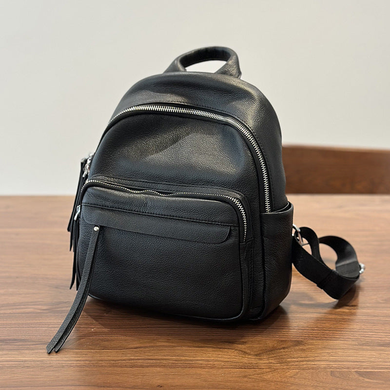 李記 | 原創手工真皮 | 經典~大容量多隔層差旅後背包250008號