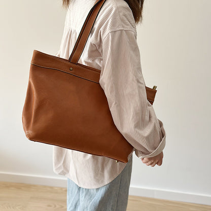 李記 | 原創手工真皮 | 輕便四季用で大容量托特包25001號