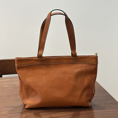 李記 | 原創手工真皮 | 輕便四季用で大容量托特包25001號