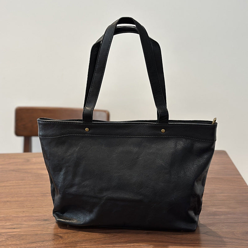 李記 | 原創手工真皮 | 輕便四季用で大容量托特包25001號