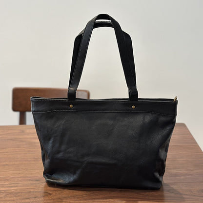 李記 | 原創手工真皮 | 輕便四季用で大容量托特包25001號