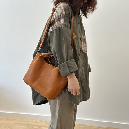 李記 | 原創手工真皮 | 樹膏牛革シ輕復古手提包250190號