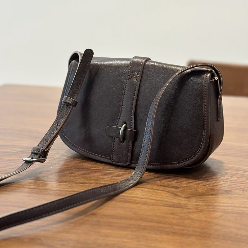 李記 | 原創手工真皮 | 百搭質感シ高級感バ斜唄包25020號