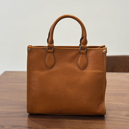 李記 | 原創手工真皮 | 日系復古の氣質商務通勤包25022號