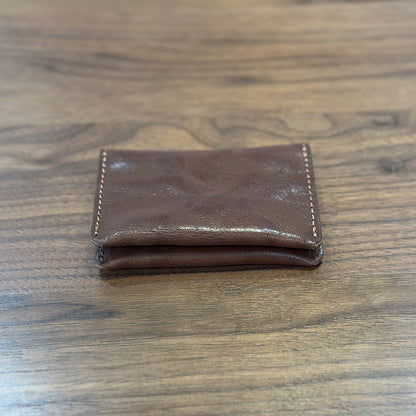 李記 | 原創手工真皮 | 本革パ薄型一折り小卡包25023號