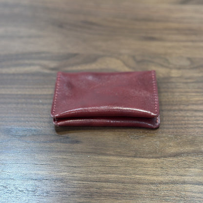 李記 | 原創手工真皮 | 本革パ薄型一折り小卡包25023號