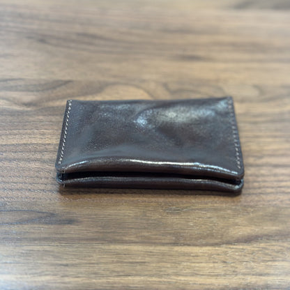 李記 | 原創手工真皮 | 本革パ薄型一折り小卡包25023號