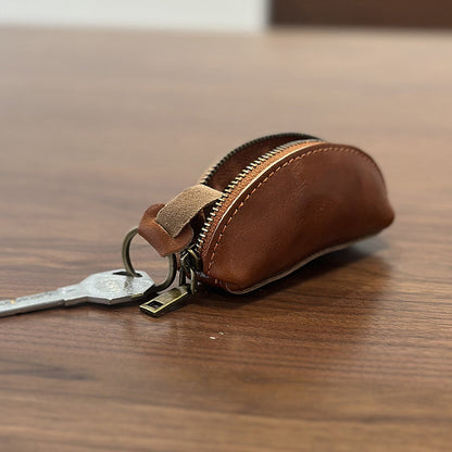 李記 | 原創手工真皮 | 収納バ本革ゼロ財布キ鑰匙包25024號