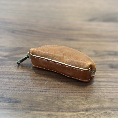 李記 | 原創手工真皮 | 収納バ本革ゼロ財布キ鑰匙包25024號