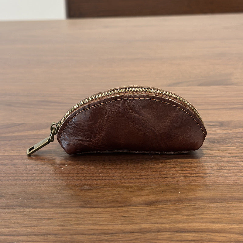 李記 | 原創手工真皮 | 収納バ本革ゼロ財布キ鑰匙包25024號