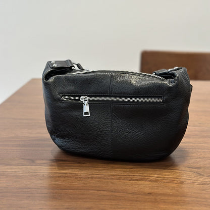 李記 | 原創手工真皮 | 輕便餃子型い單肩小包25025號