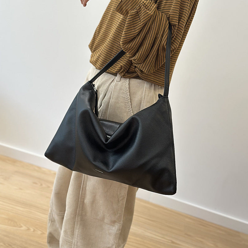 李記 | 原創手工真皮 | 極簡薄款大方包25026號