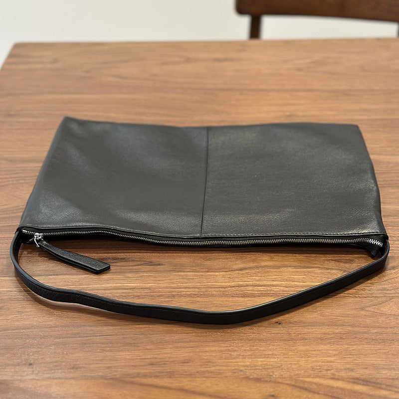 李記 | 原創手工真皮 | 極簡薄款大方包25026號