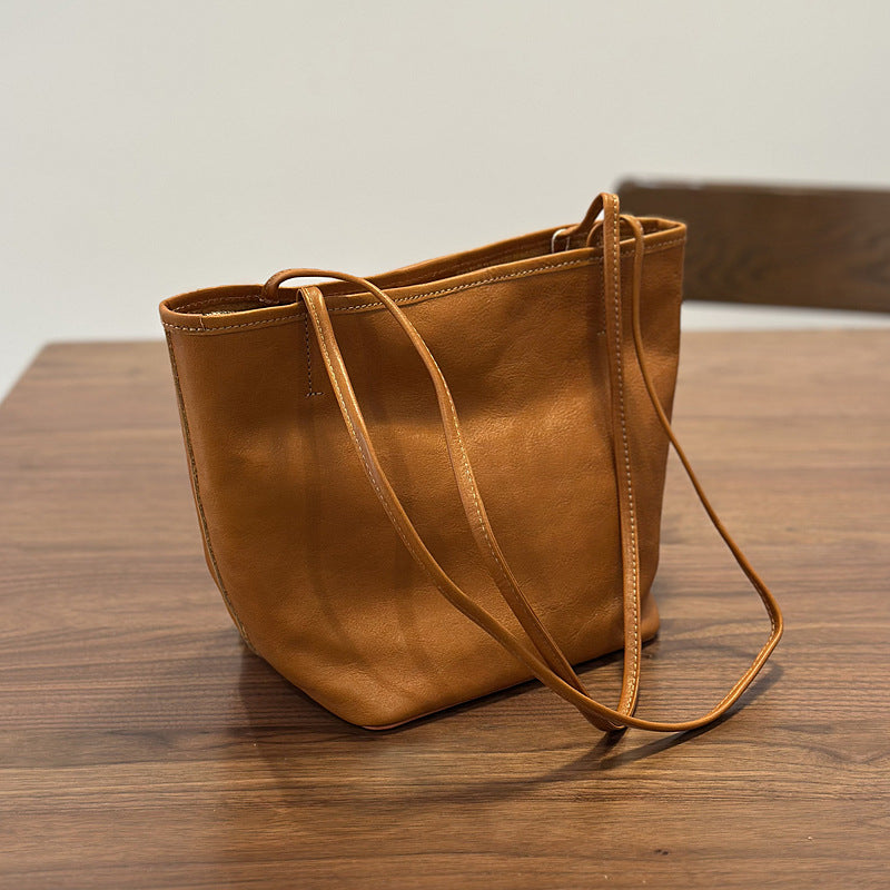 李記 | 原創手工真皮 | 百搭通勤托特小包25028號