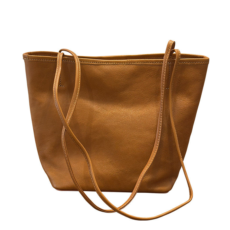 李記 | 原創手工真皮 | 百搭通勤托特小包25028號