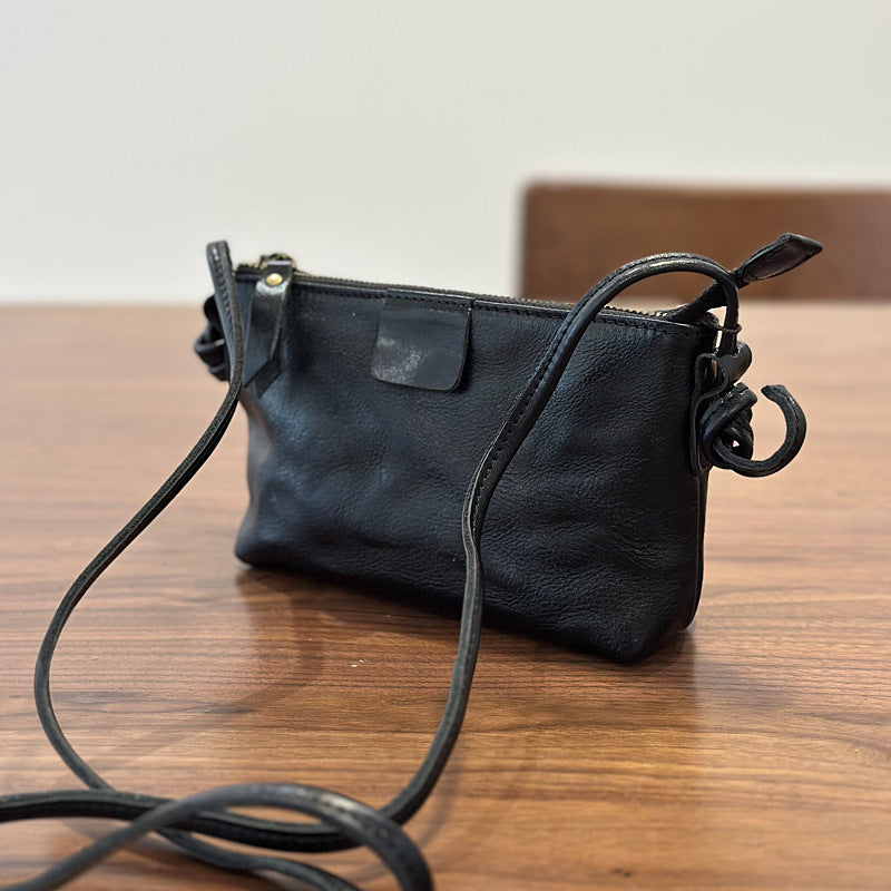 李記 | 原創手工真皮 | 質感シ本革携帯バ迷你手機包25032號