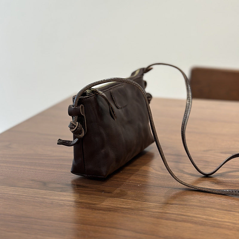 李記 | 原創手工真皮 | 質感シ本革携帯バ迷你手機包25032號