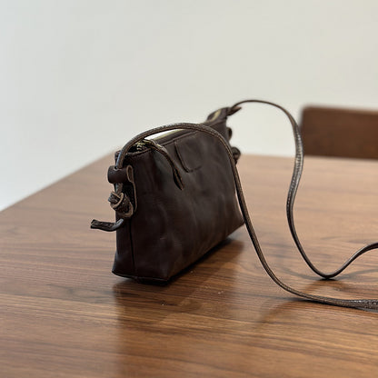 李記 | 原創手工真皮 | 質感シ本革携帯バ迷你手機包25032號