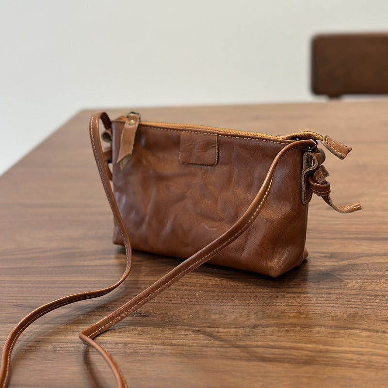 李記 | 原創手工真皮 | 質感シ本革携帯バ迷你手機包25032號