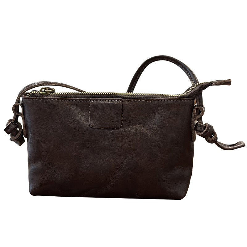 李記 | 原創手工真皮 | 質感シ本革携帯バ迷你手機包25032號