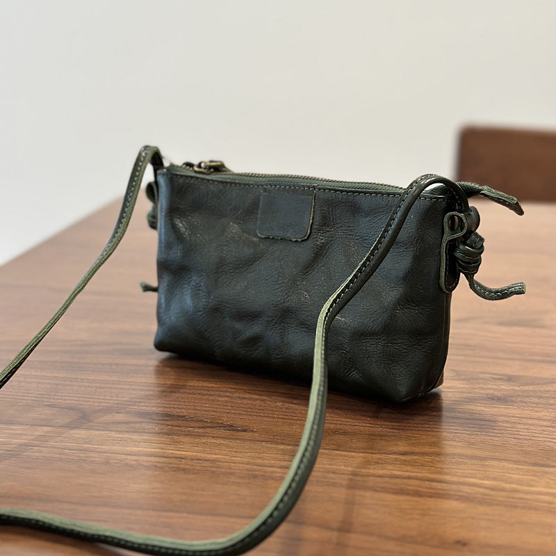 李記 | 原創手工真皮 | 質感シ本革携帯バ迷你手機包25032號