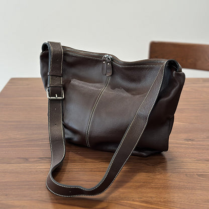 李記 | 原創手工真皮 | 去繁就簡の輕便肩唄包25035號