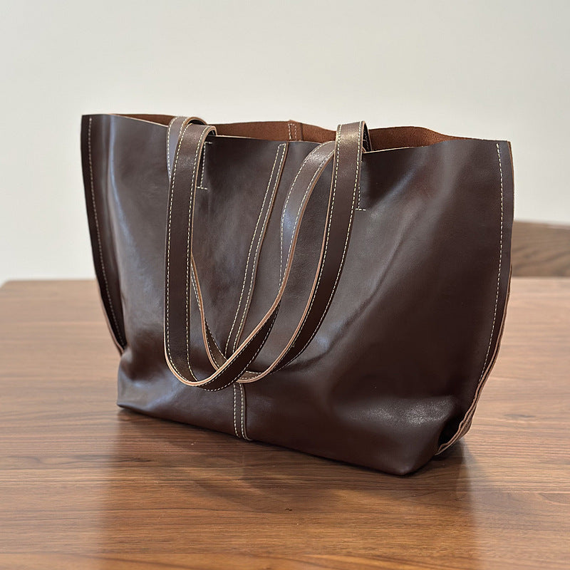 李記 | 原創手工真皮 | 軟乎乎質感の托特包2538號