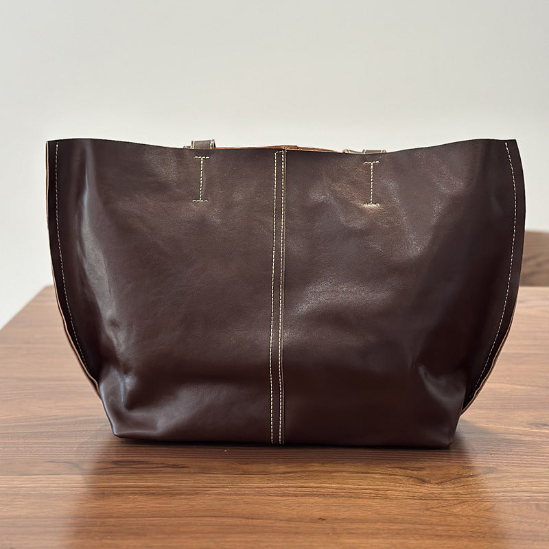 李記 | 原創手工真皮 | 軟乎乎質感の托特包2538號