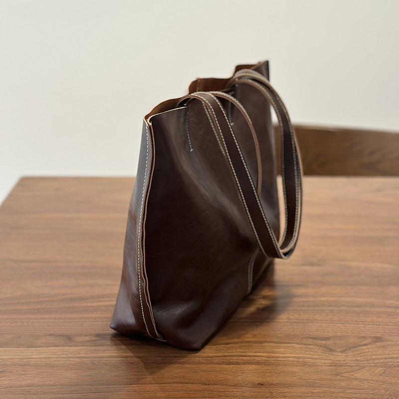 李記 | 原創手工真皮 | 軟乎乎質感の托特包2538號