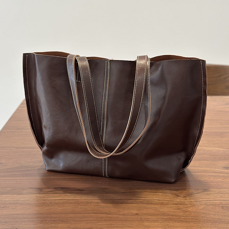 李記 | 原創手工真皮 | 軟乎乎質感の托特包2538號