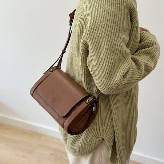 李記 | 原創手工真皮 | 復古型の郵差包26001號