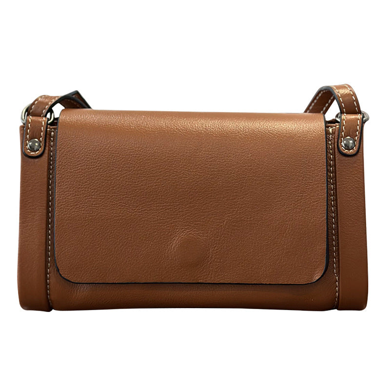 李記 | 原創手工真皮 | 復古型の郵差包26001號