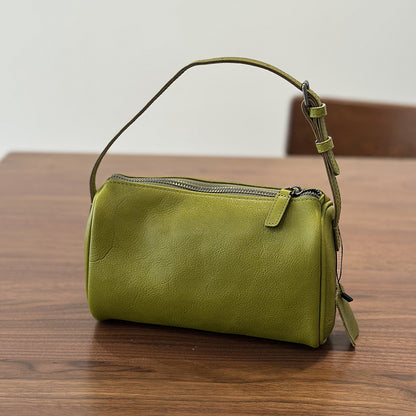 李記 | 原創手工真皮 | 植鞣頭層牛皮の迷你真皮小方包26002號