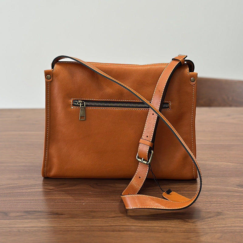 李記 | 原創手工真皮 | 極簡風~日常通勤の豆腐包26003號