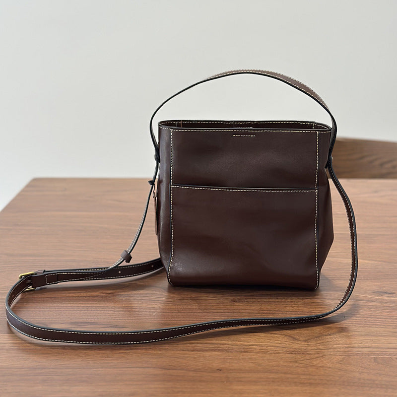 李記 | 原創手工真皮 | 韓系~日常超百搭の斜唄包26006號