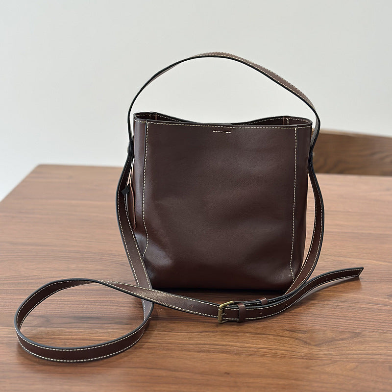 李記 | 原創手工真皮 | 韓系~日常超百搭の斜唄包26006號