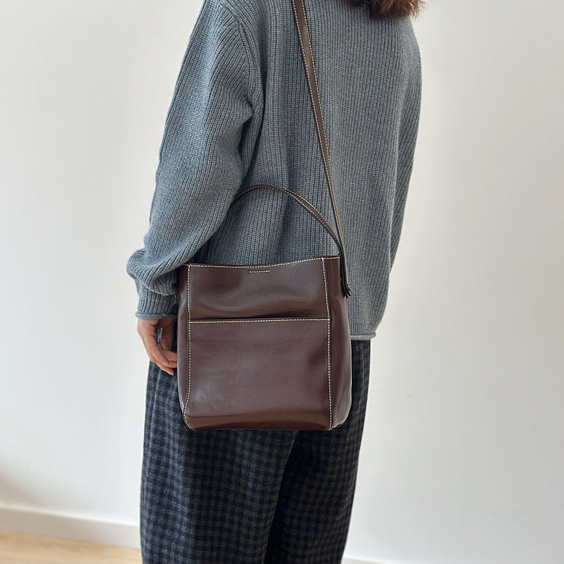 李記 | 原創手工真皮 | 韓系~日常超百搭の斜唄包26006號