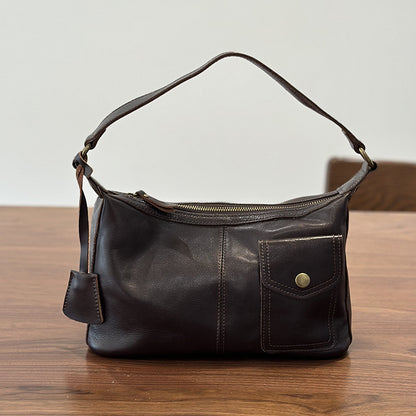 李記 | 原創手工真皮 | 港風簡約斜唄包26009號