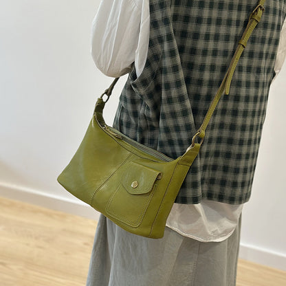 李記 | 原創手工真皮 | 港風簡約斜唄包26009號