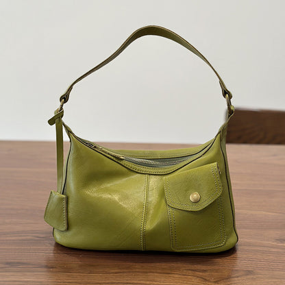 李記 | 原創手工真皮 | 港風簡約斜唄包26009號