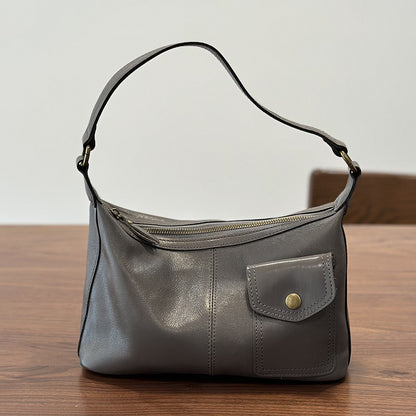 李記 | 原創手工真皮 | 港風簡約斜唄包26009號