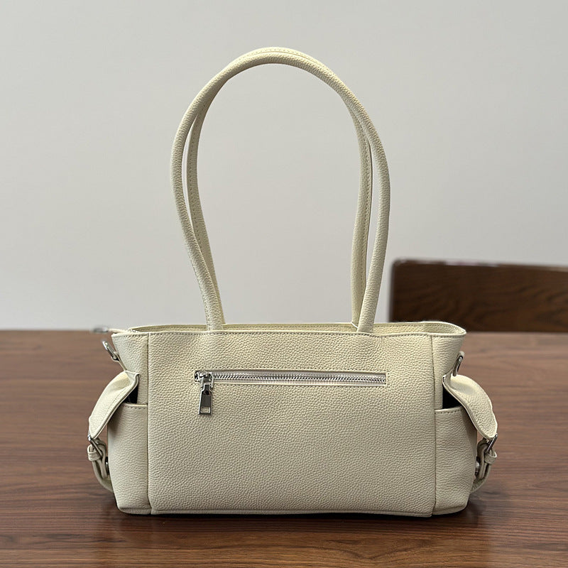 李記 | 原創手工真皮 | 歐美氣質の多口袋腋下包26010號