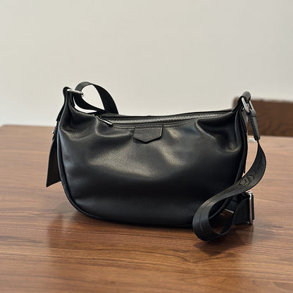 李記 | 原創手工真皮 | 個性小眾款~承包所有日常穿搭の月牙包26012號