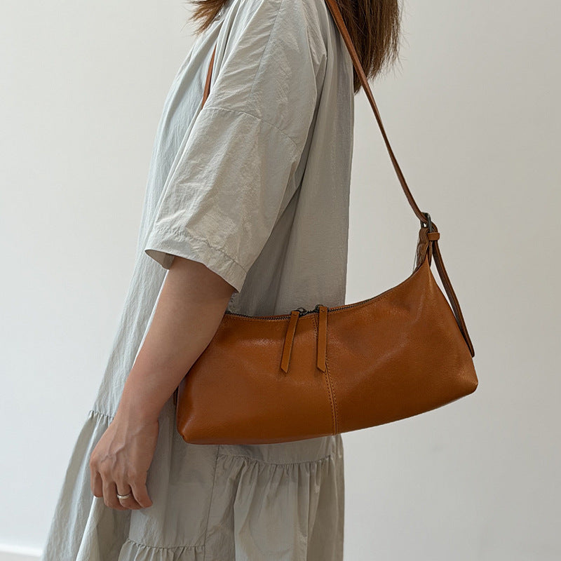 李記 | 原創手工真皮 | 軟到不行的植鞣牛皮腋下包26031號