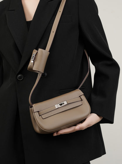 李記 | 原創手工真皮 | 多機能い凱莉で馬鞍包2777號