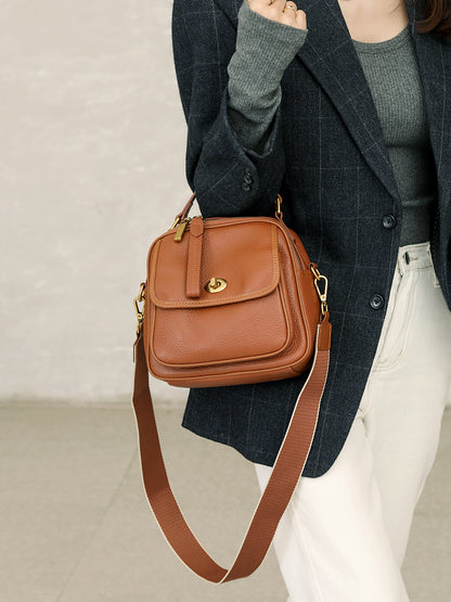 Li Ji | Original handmade genuine leather | Age-reducing and textured handbag No. 27810 